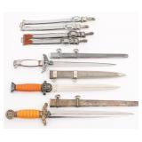 RE-ENACTOR WWII GERMAN TENO & RED CROSS DAGGERS