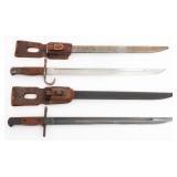 JAPANESE TYPE 30 & LATE WAR BAYONETS
