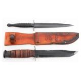 COLD WAR USMC KA-BAR MkII & FAIRBAIRN KNIVES