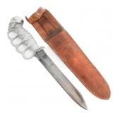 WWII USMC 'PIG NOSE' KNUCKLE KNIFE by EUGENE STONE