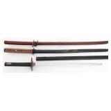 MODERN REENACTOR & WOODEN KATANAS