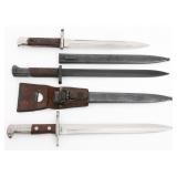 19th C. - WWII CHILEAN, SWISS & CZECH BAYONETS