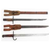JAPANESE TYPE 30 & LATE WAR BAYONETS