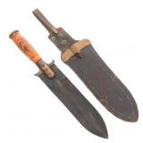US SPRINGFIELD MODEL 1880 HUNTING KNIFE