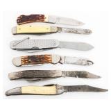 FOLDING POCKET KNIVES - CAMILLUS, CASE, CRAFTSMAN