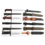 US M5A1, M6, M7 & SOVIET AKM BAYONETS