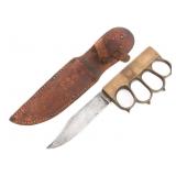 WWI THEATER MADE KNUCKLE KNIFE WITH IMPERIAL BLADE