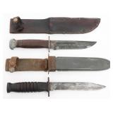 WWII US PAL RH-36 & KUTMASTER MkII FIGHTING KNIVES