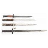 20th C. BRAZILIAN & EUROPEAN BAYONETS