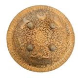 18th C. MOGUL EMPIRE ARMY BRASS SHIELD