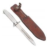 WWII CUT DOWN EVERITT FIGHTING KNIFE