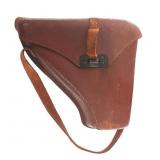 WWII JAPANESE TYPE 90 LEATHER FLARE PISTOL HOLSTER