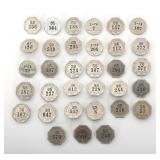 BETHLEHEM STEEL CO. EMPLOYEE BADGE PINS