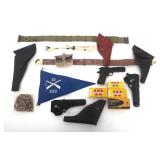 HANDGUN HOLSTERS, AMMUNITION, AND BELTS