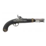 1854 US I.N. JOHNSON MODEL 1842 .54 CALIBER PISTOL