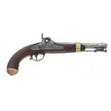 1847 US H. ASTON & CO MODEL 1842 54 CALIBER PISTOL
