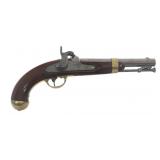 1847 US H. ASTON MODEL 1842 .54 CALIBER PISTOL