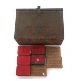 1" SIGNAL FLARES & 50 CAL AMMUNITION CAN
