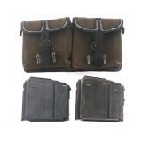 WWII GERMAN G43 / K43 MAGAZINES AND POUCH