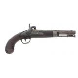 US R. JOHNSON MODEL 1836 .54 CAL CONVERSION PISTOL