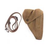 WWII JAPANESE TYPE 94 CANVAS HOLSTER WITH STRAP