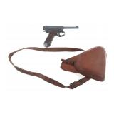 WWII JAPANESE TORIIMATSU TYPE 14 PISTOL & HOLSTER