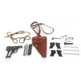 JAPANESE NAMBU TYPE 94 PISTOL FOR PARTS OR REPAIR