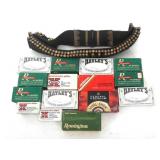 RIFLE AMMUNITION AND BELT - 24 POUNDS TGW