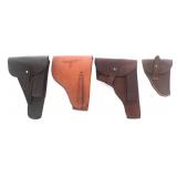 WWII LEATHER PISTOL HOLSTERS