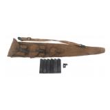 BERETTA M38A SUBMACHINE GUN BAG AND MAGAZINES