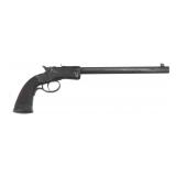 J. STEVENS No 37 .22 CALIBER TIP UP PISTOL