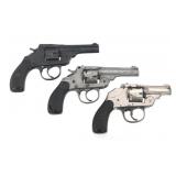IVER JOHNSON SAFETY AUTOMATIC .32 CAL REVOLVERS