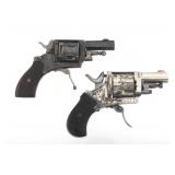 FOLDING TRIGGER .32 CALIBER GERMAN REVOLVERS
