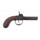 BELGIAN DOUBLE BARREL BOX LOCK PERCUSSION PISTOL