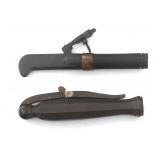 JAPANESE BRASS PILL-LOCK HAND CANNONS