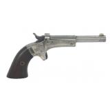 J. STEVENS NO 43 .22 CALIBER TIP UP PISTOL
