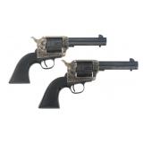 SEQUENTIAL UBERTI CATTLEMAN .45 CALIBER REVOLVERS