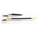 MODERN REENACTOR USN SWORD & DAGGER
