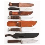 HUNTING & SKINNING KNIVES WITH SHEATHS