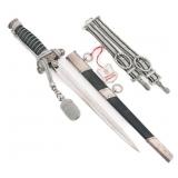 WWII GERMAN LAND CUSTOMS OFFICIAL DAGGER