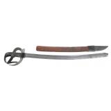 WWII US NAVY M1941 KLEWANG NAVAL BOARDING CUTLASS