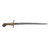 IMPERIAL GERMAN BAVARIAN 1892 LIONHEAD SHORT SWORD