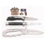 FOLDING KNIVES & US ARMED FORCES INSIGNIA