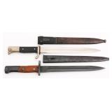 WWII - COLD WAR GERMAN K98 & YUGO M1948 BAYONETS