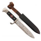 WWII GERMAN HITLER YOUTH KNIFE - MOTTO by HENCKELS