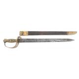 CIVIL WAR CONFEDERATE REARSENALED M1841 CUTLASS