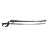 BRITISH P1885 TROOPER SWORD WITH SCABBARD
