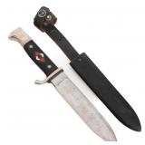 WWII GERMAN HITLER YOUTH KNIFE WITH MOTTO