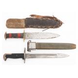WWII US M1 BAYONET & THEATER MADE DAGGER