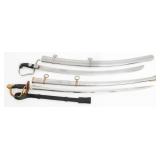 MODERN REENACTOR US M1840 & GERMAN BLUCHER SWORDS